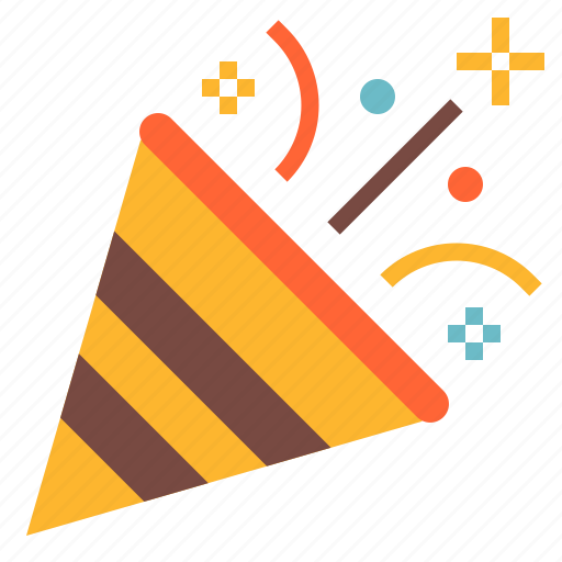 Birthday, celebration, confetti, party, popper icon - Download on Iconfinder