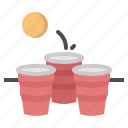 party, beer, pong, cup