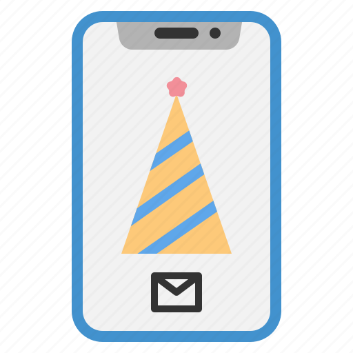 Party, celebration, invite, invitation, online, phone, internet icon - Download on Iconfinder