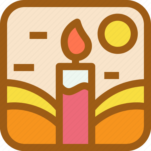 Candle, fire, light, lighter, party icon - Download on Iconfinder