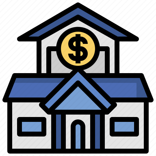And, architecture, banking, business, city, finance, percent icon - Download on Iconfinder