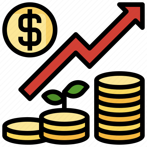 Chart, graph, growth, income, increase, money, revenue icon - Download on Iconfinder