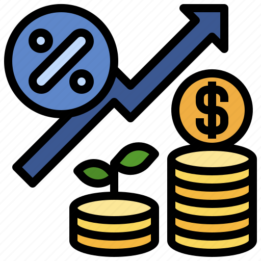 Income, interest, investment, profit, proportion, rate, return icon - Download on Iconfinder
