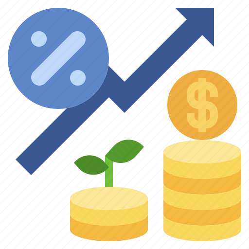 Income, interest, investment, on, profit, proportion, return icon - Download on Iconfinder