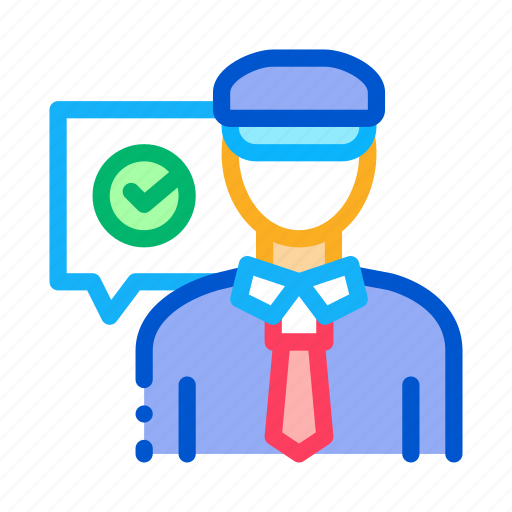 Access, check, officer, policeman, protection, security icon - Download on Iconfinder