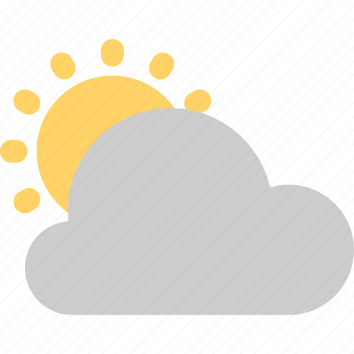 Cloud, cloudy, day, forecast, sun, sunny, weather icon - Download on Iconfinder