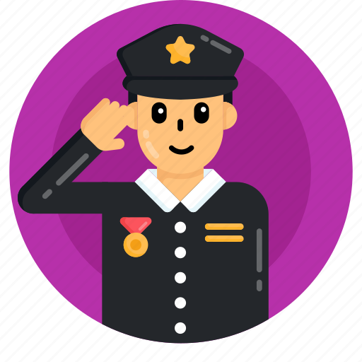 Police officer, policeman, patrolman, peace officer, lawman icon - Download on Iconfinder