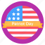 patriotic day, american memorial day, patriot day label, patriot day banner, usa patriotism 