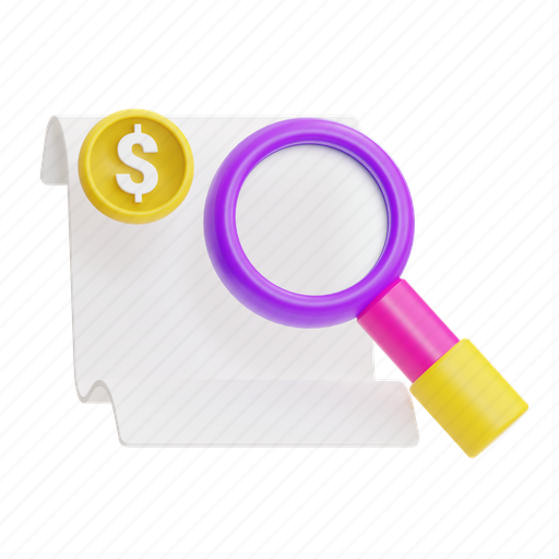 Search invoice, business, finance, money, mobile, bank, transfer 3D illustration - Download on Iconfinder