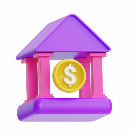 Banking 3D illustration - Download on Iconfinder