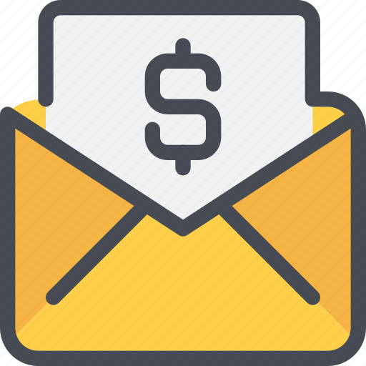 Business, email, letter, mail, message, money, payment icon - Download on Iconfinder