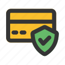 secure, payment, protection, credit, card, insurance, shield