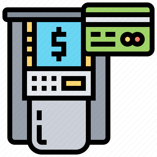 Atm, cash, credit, machine, withdrawn icon - Download on Iconfinder