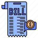 bill, payment, invoice, billing, receipt, ticket, commerce