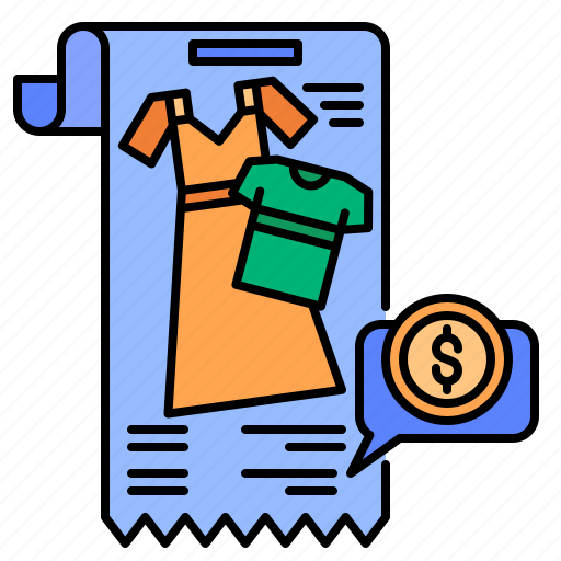Fashion, payment, money, budget, receipt, bill icon - Download on Iconfinder