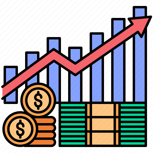 Profits, market, growth, finance, financial, stock, chart icon - Download on Iconfinder
