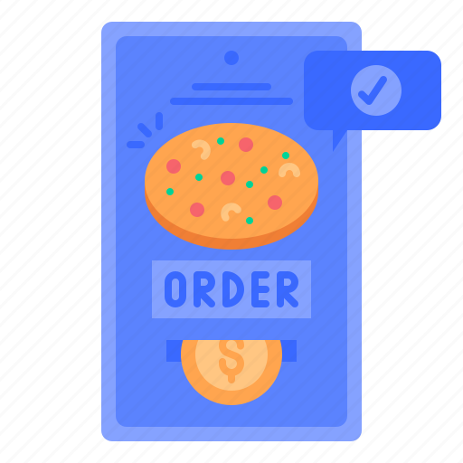 Food, delivery, shipping, mobile, phone, application icon - Download on Iconfinder