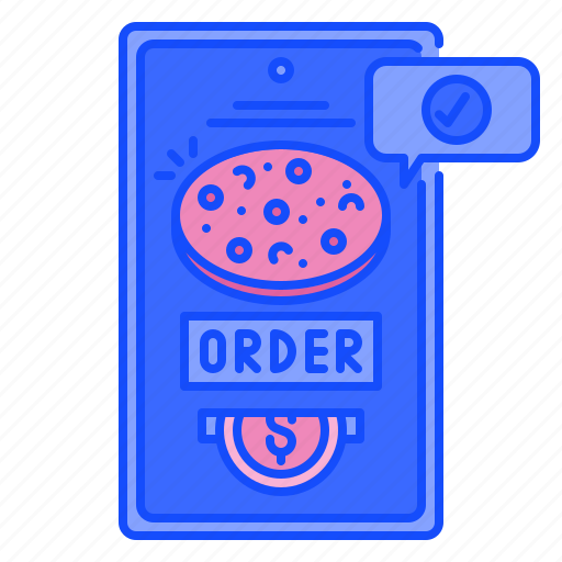 Food, delivery, shipping, mobile, phone, application icon - Download on Iconfinder