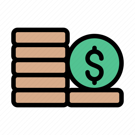 Dollar, coin, finance, budget, money icon - Download on Iconfinder