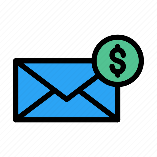 Invoice, email, message, inbox, dollar icon - Download on Iconfinder