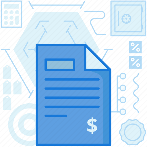 Document, dollar, finance, page, paper, payment, vault icon - Download on Iconfinder