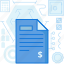 document, dollar, finance, page, paper, payment, vault 