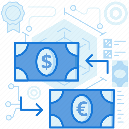 Arrows, banking, cash, currency, dollar, euro, exchange icon - Download on Iconfinder