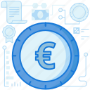 cash, coin, currency, document, euro, finance, payment