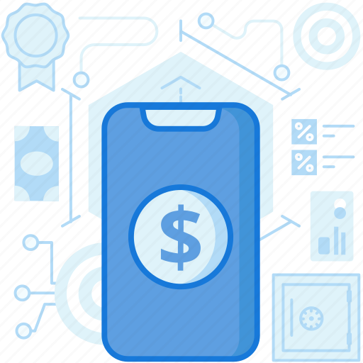 Dollar, finance, mobile, money, online, phone, smartphone icon - Download on Iconfinder
