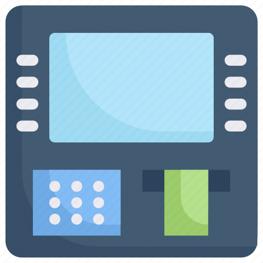 Atm display, business, cash machine, economy, finance, payment, teller icon - Download on Iconfinder