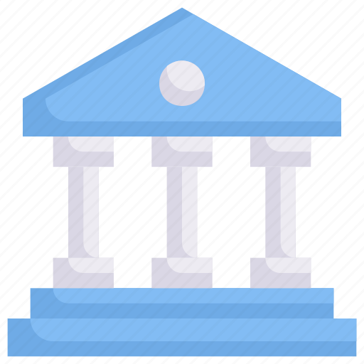 Bank building, banking, business, courthouse, economy, finance, payment icon - Download on Iconfinder