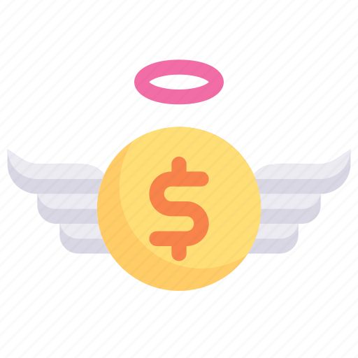 Business, charity, coin angel, economy, finance, gift, payment icon - Download on Iconfinder