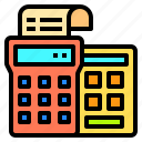 banking, calculator, cashier, credit, customer, machine, technology