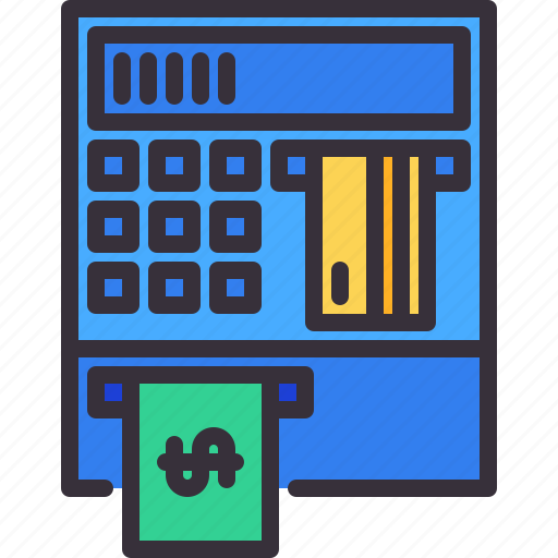 Machine, money, atm, finance, business icon - Download on Iconfinder
