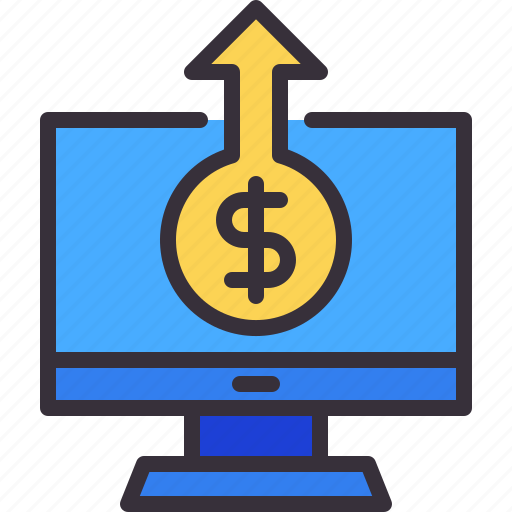 Sale, money, transfer, monitor, payment icon - Download on Iconfinder