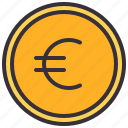 payment, coin, finance, business, euro