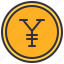 yen, coin, finance, business, payment 