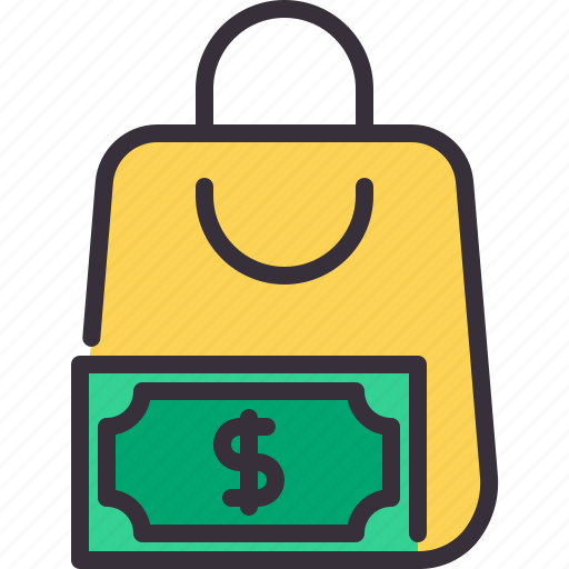 Bag, shopping, money, ecommerce, commerce icon - Download on Iconfinder