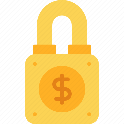 Padlock, locked, finance, bank, dollar icon - Download on Iconfinder