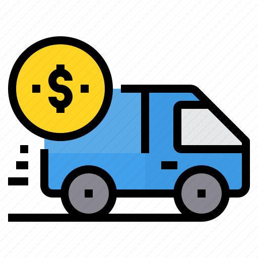 Car, cash, financial, money, payment, transfer, van icon - Download on Iconfinder