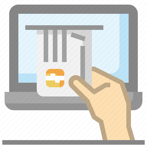 Pay, credit, card, debit, online, shop, laptop icon - Download on Iconfinder