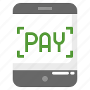 tablet, pay, payment, shopping, online