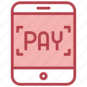 tablet, pay, payment, shopping, online