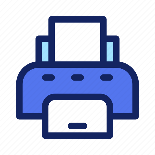 Printer, document, file, fax, scanner, printout, multimedia icon - Download on Iconfinder