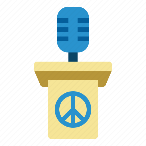 Debate, podium, communications, speech, microphone icon - Download on Iconfinder