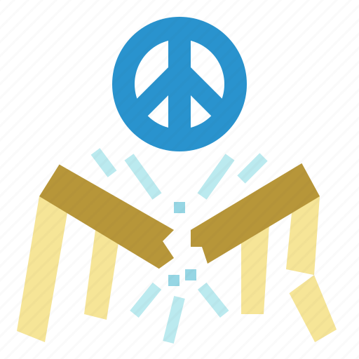 Peace, pacifism, violence, cooperation, reconciliation icon - Download on Iconfinder
