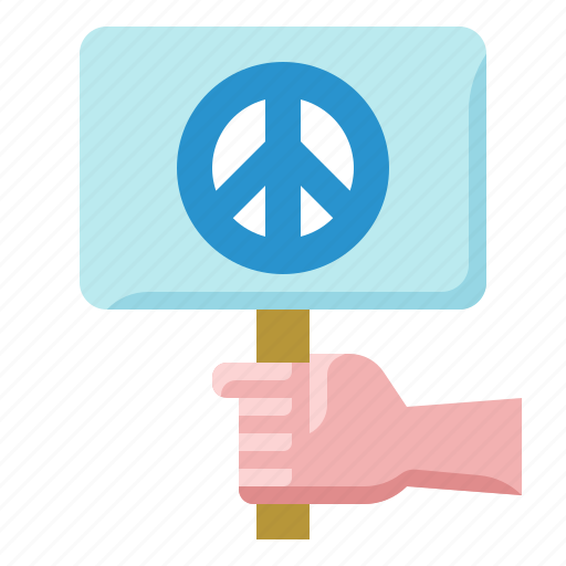 Protest, banner, peace, shape icon - Download on Iconfinder