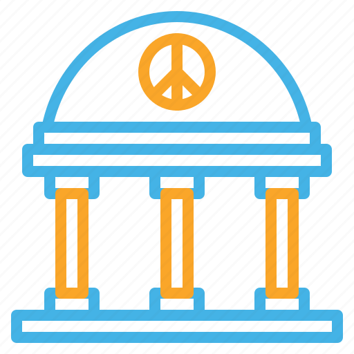 Building, peace, peaceful, organization, office, unity, freedom icon - Download on Iconfinder