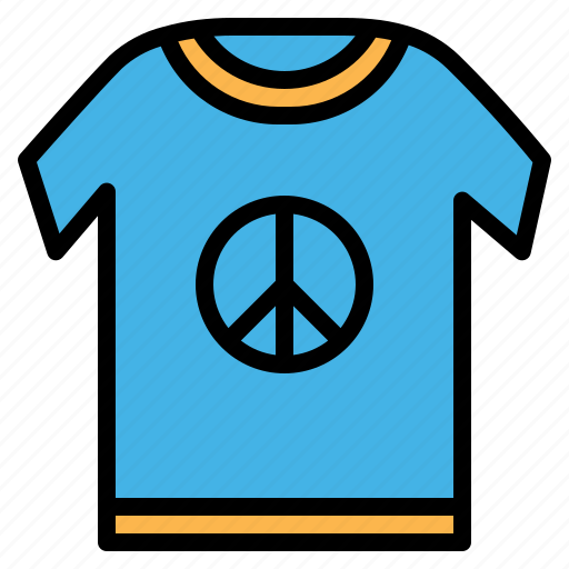 Clothes, peace, shirt, t, freedom, solidarity icon - Download on Iconfinder