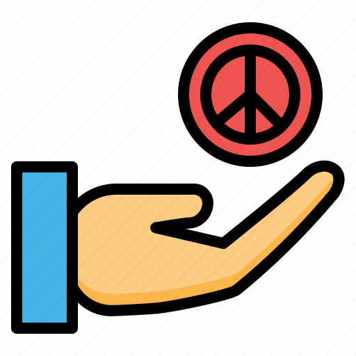Unity, freedom, movement, antiwar, solidarity, pacifism icon - Download on Iconfinder